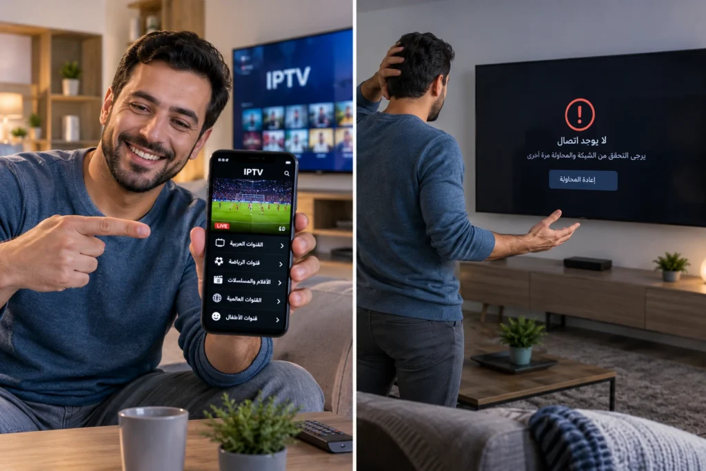 IPTV يعمل على الهاتف ولا يعمل على التلفاز: لماذا؟
